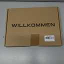 WILLKOMMEN Wood Cheese Slicer, Cheese Cutter Board with Blade, 10.8'' x 8.3'' Cheese Slicers for Block Cheese, Butter, Sausage and Ham