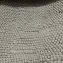 DEXI Bath Mats for Bathroom 20x32, Non Slip Washable Bathroom Rug, Thick Soft Chenille Absorbent Bathmat for Shower Floor, Fluffy Shaggy Carpet for Tub, Dark Beige (1'8" x 2'8" (Rectangular))