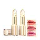 MVC Color Changing Lipstick, Gold Crystal pH Color-Changing Lipstick 24HR Transfer proof & Moisturizing Lip Gloss, Long-Lasting Glossy Finish for Women (golden, 2pcs) : Beauty & Personal Care