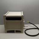 Suncast Garden Hose Reel Hideaway for 5/8" Hoses, Retracting Storage of 100ft, Light Taupe