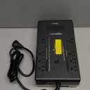 Amazon Basics UPS Battery Backup & Surge Protector, 600VA/360W, 8 Outlets, Standby Uninterruptible Power Supply, Power Outage Protection, Compact Design, Black