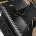IRIS USA 4-Pack Large Desktop File Box with Open Lid, Black, Capacity: 0.598 cubic_feet, 13.38"L x 7.88"W x 9.8"H