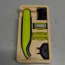 Philips Norelco for Face + Body, Electric Beard Trimmer, Shaver and Groomer, 5in1 Adjustable Comb, 1x Body Kit, Model QP2834/70, Black/Lime Green