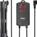 Hygger Submersible Aquarium Heater with External Controller & LED Display - 200W Fully Submerged Fish Tank Heater for Freshwater Saltwater - for 25 to 50 Gallon Tanks