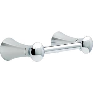 Delta Lahara (1-Pack) Toilet Paper Holder Polished Chrome Tissue Roll Holder for Bathroom Organization and Storage Pivoting Toilet Tissue Holder Wall Bathroom Accessories 73850