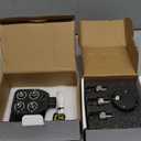 12V Air Management Featuring 4-Valve Air Ride Suspension Manifold, Simplify Control Panel and Ship Type Switch and Three-Way Red Display Air Pressure Gauges