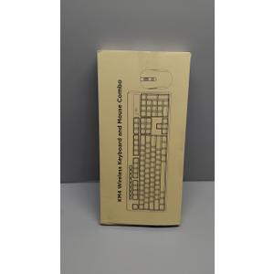 Wireless Keyboard and Mouse Combo, 5-Level Adjustable 4000 DPI Mouse, Quiet 2.4G Full Size Keyboard with 8 Additional Shortcuts, Silent Typewriter for PC, Desktop, Laptop, MacBook