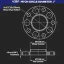 KSP 5X120mm Wheel Spacers, 2PCS 15mm Hubcentric Forged Spacer for E36 E46 E90 E92 E60 318i 323i 325i 328i 330i 335i 525i 545i Thread Pitch M12x1.5 Hub Bore 72.56mm