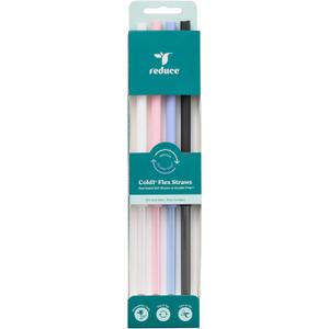 Reduce Touch Cold1 Flex Straws 4 Pack Reusable, Easy to clean 24oz-50oz Missing one