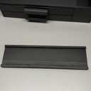 Cologne Organizer for Men,3 Tier Cologne Stand with 2 Drawer and Side Extended Storage Space,Wood Perfume Stand OrganizerGreat Gift Packing Box for Men and Women-Black