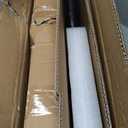 Parking Sign Post 49" Heavy Duty Cast Iron Parking Signs Stand, Movable Sign Stand for Hanging Signs, Black (20lbs, 2Packs)