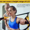 Resistance Band Wall Anchor, Wall Mount Workout Anchors for Home Gym WorkoutsBody Weight Straps, Suspension Training, Exercise,Stretching,Yoga