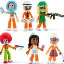 DevSeries Jailbreak: Hiding in Plain Sight Multipack Six 2.75-Inch Action Figures with Mix and Match, Accessories, and Exclusive Virtual Item Code