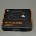 Oracer Coffee Mug Warmer for Desk, Electric Cup Heater for Tea Milk Beverages with Adjustable Temperature Display, Auto Shut Off Timer Mug Sensor, Candle Wax Heating Plate, Ideal Gift Accessory