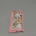 Jmltech Cute Case for iPhone 15 Case Glitter Aesthetic Iridescent Girly Floral Flower Hybrid Shockproof Clear Silicone Luxury Protective Phone Cases for iPhone 15 6.1