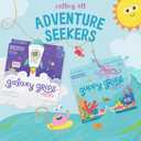 Glo Pals Glow-in-The-Dark Grips Bathtub Stickers for Kids  8 Extra Large Non-Slip Bath Stickers & Fun Anti-Slip Tub Decals  Textured Bath Grips for Kids Bathroom Safety - Guppy