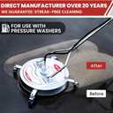 WOJET 22'' Commercial High-Flow Pressure Washer Surface Cleaner 6GPM4500PSI