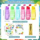 48 Pcs Water Bottles Bulk for Students with Cards End of The Year Gifts 17 oz Summer Graduation Water Bottle Gifts from Teacher for School Classroom Prizes Goodie Bag Summer Pool Party Favors