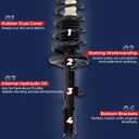 MOSTPLUS Complete Strut Assembly & Shock Absorber Compatible for 2012-2017 Toyota Camry, Front and Rear, Coil Spring 4PCS