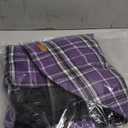 Kuoser Warm Dog Coat, Waterproof Dog Jacket for Extra Large Dogs, Adjustable Durable XXXL Doggie Winter Coat Reversible Puppy Cold Weather Apparel for Large Breed, Purple 3XL