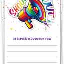 3 x 50 Shout Out Cards - Recognition Encouragement Card for Employees Public Service Recognition Week, Employee Appreciation Day or Teacher Appreciation Postcards