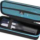 Tourmate Hard Case applicable Philips Flosser,Travel Case for Sonicare Flosser HX3826/HX3827/21, Cordless Power Flosser 3000 Storage Box (Only Box) (Black + Blue)