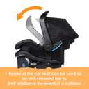 Baby Trend EZ-Lift PRO Infant Car Seat, Dash Tan Lightweight Premium Carry, Plush Infant Cushioning, Adjustable Harness Support, Mfg date 04/06/2026
