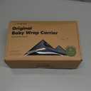 KeaBabies Baby Wrap Carrier - All in 1 Original Baby Carrier Newborn to Toddler Sling, Easy to Wear, Hands Free Bonding, Lightweight, Breathable Infant Wraps (Trendy Black) (One Size (Pack of 1))