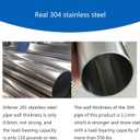 500 Lb 304 Stainless Steel Above Ground Pool Ladder, 33/43/52 Inch, Non-Slip Steps, 2/3/4 Steps, Silver