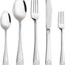 Silverware Set Limited Edition 30 Piece Family Dinnerware Set Flatware Set For 6 Silver Tableware Set Spoons, Knives, Teaspoons, Forks, Salad Forks
