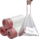 Pekky 10 Gallon Kitchen Trash Bags, Medium Drawstring Garbage Bags, 108 Counts