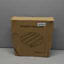 2 Pack Plant Caddy with 5 Wheels, 14" + 12" Rolling Plant Stand 220 LB Heavy Duty Wooden Round Plant Dolly with Metal 360 Lockable Caster Wheels for Outdoor Indoor Large Plant Pots, Flower Pot, Patio