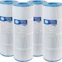 C-7483 Pool Filter Cartridge Replaces Hayward SwimClaer C3030, C3025, C3020, C580E, Compatible with Hayward CX580XRE, Pleatco PA81-PAK4, Filbur FC-1225 FC-6425, 4 Pack