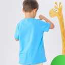 Lovekider Kids Easter Shirt Outfits 3-4 Years Old Toddler Happy Easter T-Shirt Short Sleeve Boys Girls Eggs-cavator Blue Tee Clothes