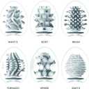 TENGA Egg Tornado Ruby, Disposable, Super-Stretchable, Pleasurable, Male Masturbation Sleeve