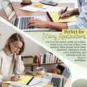 Enday Yellow Legal Pads 8.5 x 11 Inch, (12 Pack) 50 Sheets per Notepad, Note Pads, Legal Ruled Writing Pad with Perforated Pages, Yellow Paper Legal Pad for Work and Note-Taking