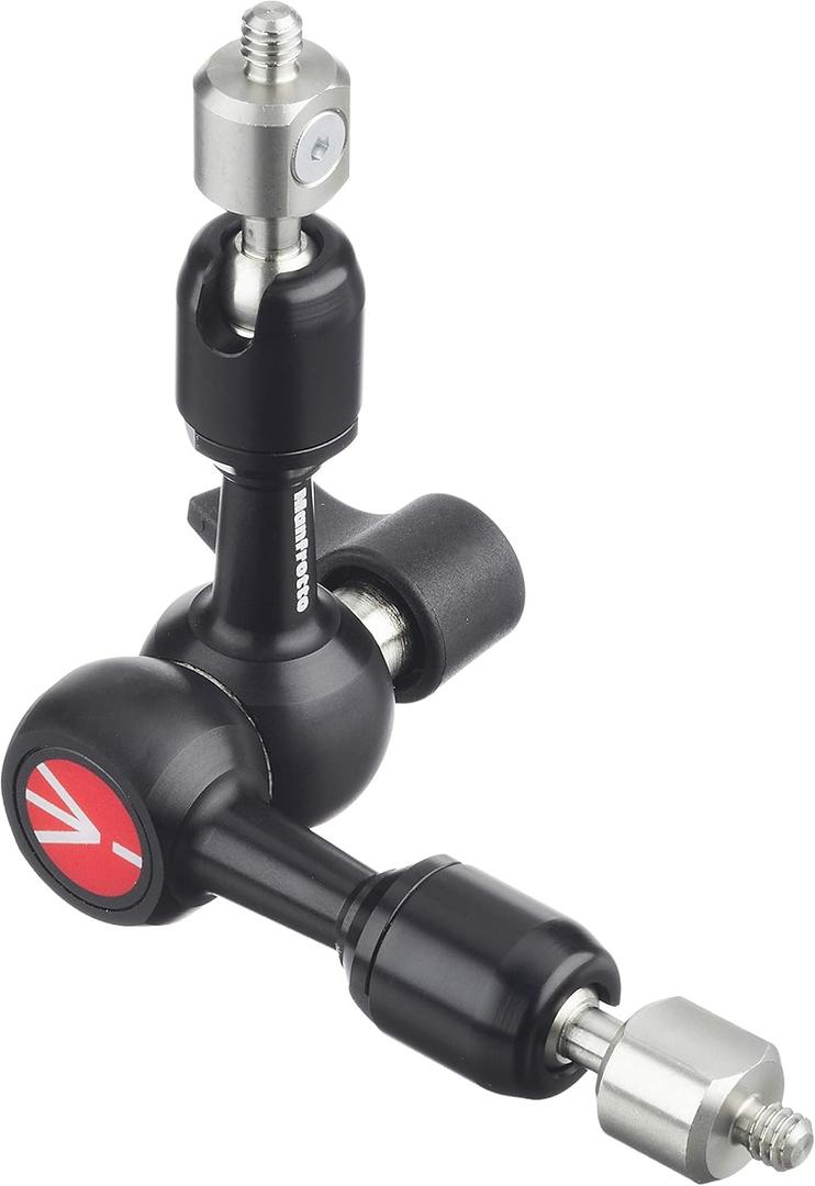 Manfrotto Camera Arm with Interchangeable 1/4 inch and 3/8 inch Attachments Manfrotto Camera Arm with Interchangeable 1/4 inch and 3/8 inch Attachments