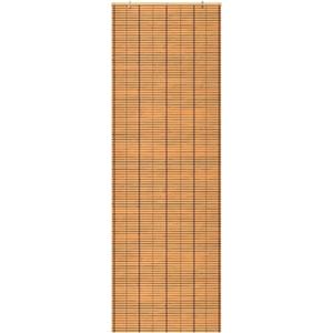 Red Lantern Burnt Bamboo Cordless Window Shade - Two-tone Honey, 24" Wide Red Lantern Burnt Bamboo Cordless Window Shade - Two-tone Honey, 24" Wide