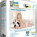 Andy Pandy Training Pant Diapers for Unisex Kids Toddlers - 2T (Large), 20-31 lbs - White, 25 Count (Non-Adult)