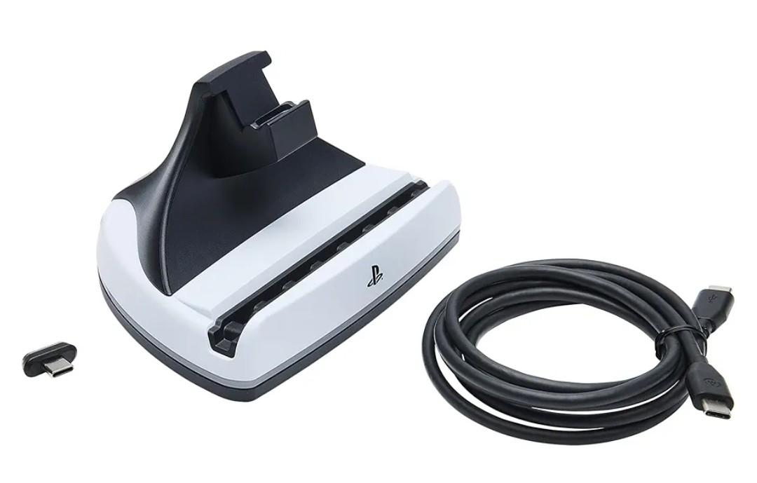 PowerA Charging Station for PlayStation Portal™ Remote Player with Lumectra™, RGB Lighting, USB Powered, Magnetic Charger, Charge and Display, Weighted Base, Officially Licensed