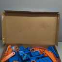Hot Wheels Track Set with 1:64 Scale Toy Car, 4 Intersections for Crashing, Powered by a Motorized Booster, Criss-Cross Crash Track