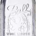Ball Wide Mouth Glass Mason Jars with Lids and Bands, Used for Canning, Pickling, Juice, Jam, Jelly, Half Gallon Size 64 Ounce (Pack of 2)