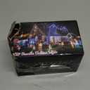 Christmas Lights Outdoor, 53 FT 486 LED Christmas Lights for Outside, Timer & Memory, Plug in 8 Modes Hanging Fairy Lights with 108 Drops for House Eaves Yard Patio Holidays Decorations Blue and White