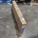 Walker Edison Saxon Mid Century Modern 2 Door Glass Shelf TV Stand for TVs up to 80 Inches, 70 Inch, Birch