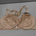 DotVol Women's Front Close Bra T Back Full Figure Underwire Plus Size Seamless Unlined Bra for Large Bust 36C