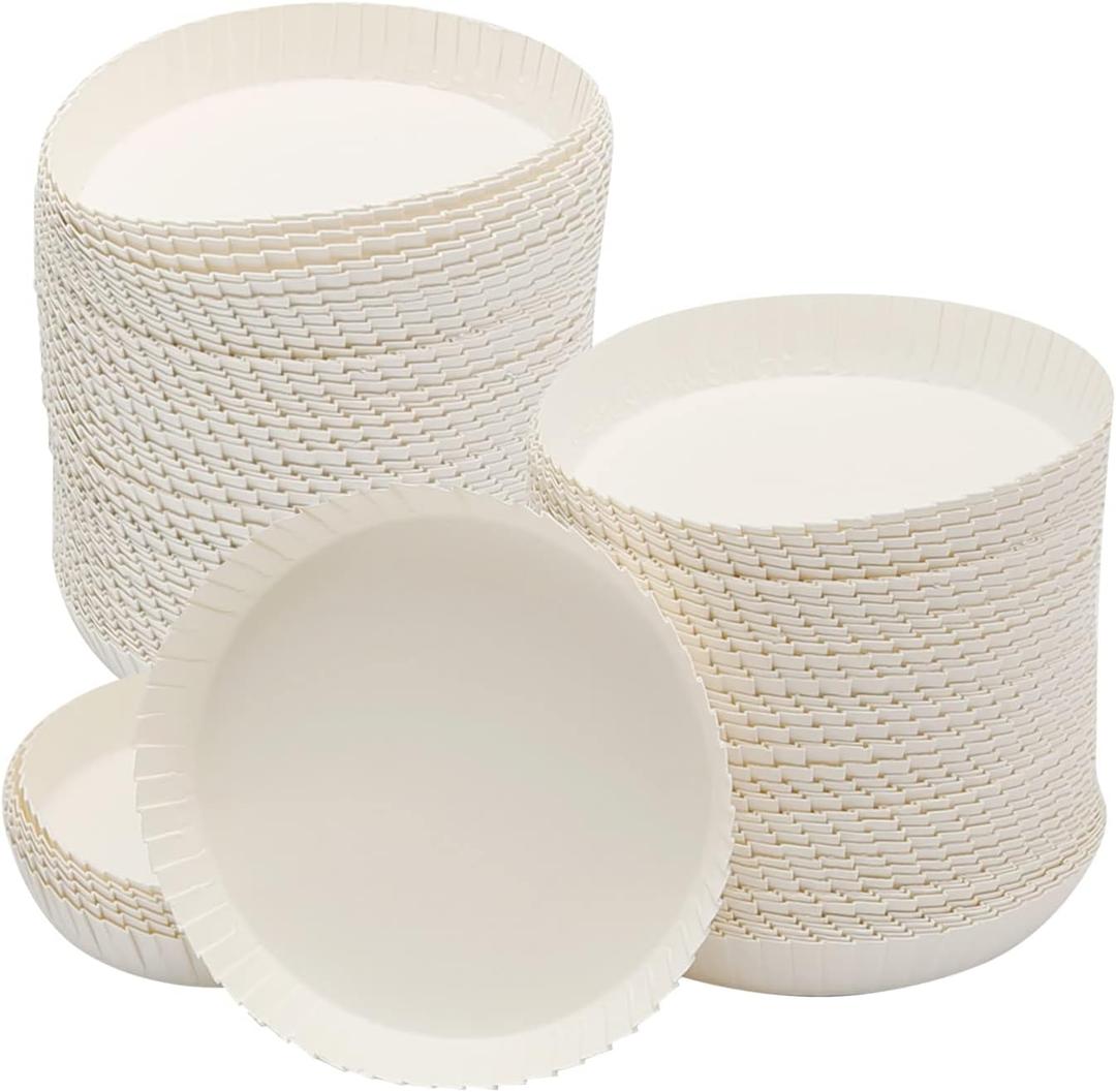 100pcs Disposable Cup Coverware 8 X 8cm Coffee Cup Drinking Lid Paper Cup Cap for Wedding/Parties//Kitchen (8 X 8cm)