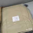 Car Seat Covers,Breathable and Waterproof Faux Leather Automotive Seat Covers for Cars,Universal Driver Seat Cover with Backrest for SUV Truck Sedan(Style1,2 PCS Front Seat,Beige)