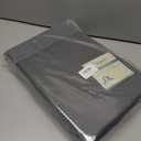 Turquoize Thermal Insulating Blackout Grommet Top Curtains Ultra Soft Blackout Thermal Insulated Window Curtain Panels Extra Long Curtains Room Darkening 52 Wide x 108 Length Inches, Charcoal Gray