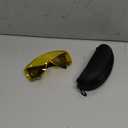 Shooting Glasses Over Eyeglasses, AntiFog Safety Glasses Over Prescription OTG (Yellow Lens)