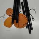 Inspirational Wind Chimes for Outside Deep Tone Chimes with Wooden Sail | Outdoor Hanging Decor for Patio & Garden | Unique Designs, Healing Gift of Peace & Comfort (Silver, 32 Inch)